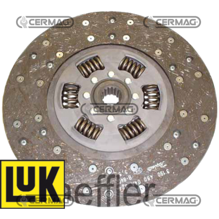 PDF Disque d'embrayage à ressorts Diamètre 280 mm Profil 26x22 - COMPATIBLE Z.15 - 16012 | NewgardenAgri.com