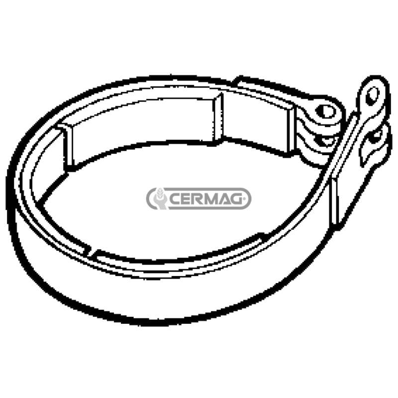 GLUED STRAP IN COMPATIBLE FABRIC - 15242