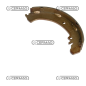 Patin de frein Goldoni 220x40 COMPATIBLE - 16178