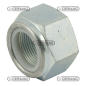 Écrou hexagonal autobloquant galvanisé blanc Filetage M27x2 COMPATIBLE - 80443