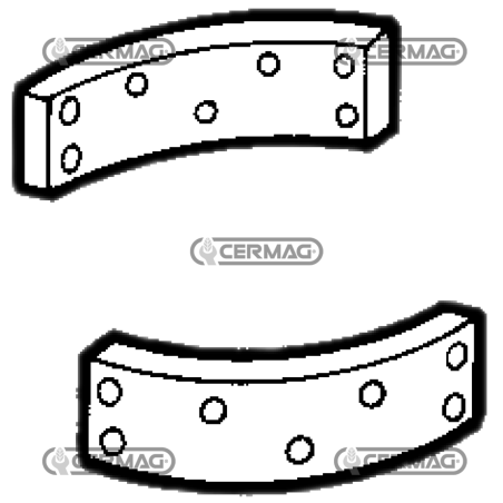 Ceppo in tessuto per bandella freno COMPATIBILE - 15679 | NewgardenAgri.com