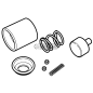 POSICIONADORES PARA DISTRIBUIDOR - MD, ML con apéndice roscado - Pos. 0 fijo. Pos. Retorno por resorte 1/2" COMPATIBLE - 83391
