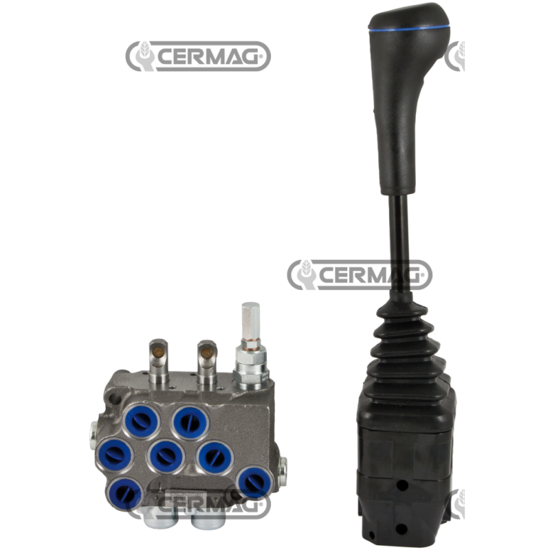Distribuidor completo con cable y joystick Caudal 40 l/min Longitud del cable 1000 mm COMPATIBLE - 80981