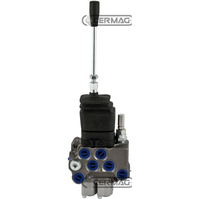 Verteiler komplett mit Cloche-Hebel. Durchflussrate 70 l/min. Nennanschluss 1/2 Zoll. Gaskompatibel – 80979