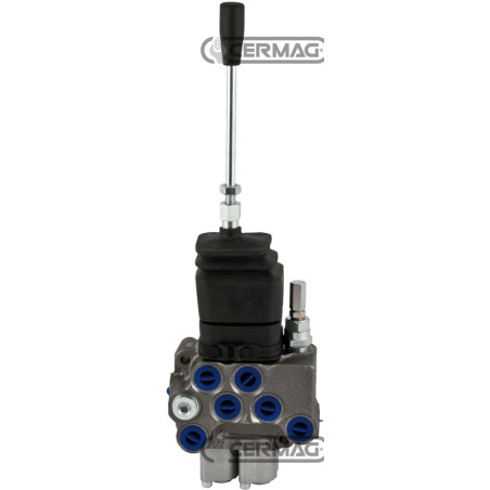 Verteiler komplett mit Cloche-Hebel. Durchflussrate 70 l/min. Nennanschluss 1/2 Zoll. Gaskompatibel – 80979 | NewgardenAgri.com