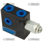 Collecteur d'entrée sans VEI avec soupape de surpression COMPATIBLE - 84247