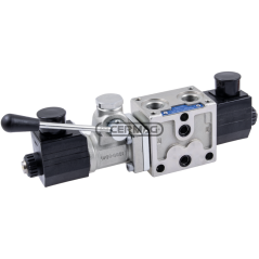 Section électrodistributeur - 12V ON-OFF - 30 L - 3/8" avec levier central fermé COMPATIBLE - 84221 | NewgardenAgri.com