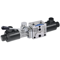 Section électrodistributeur - 12V ON-OFF - 50 L - 3/8" avec levier central fermé COMPATIBLE - 84222 | NewgardenAgri.com