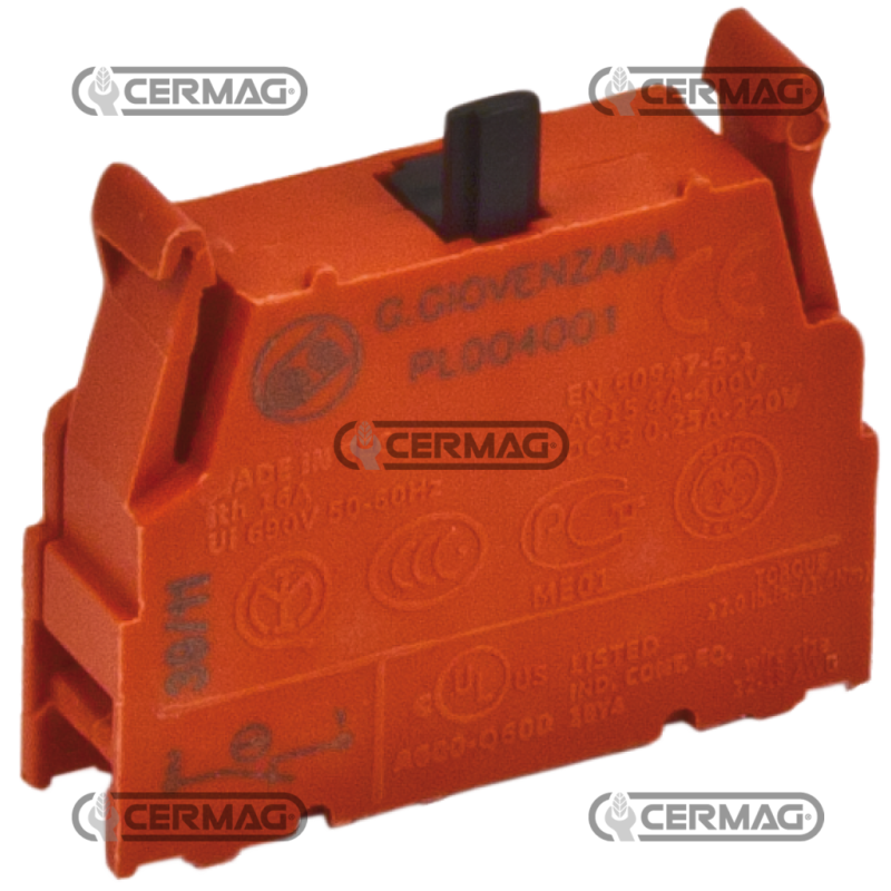 ÉLÉMENT DE CONTACT NORMALEMENT FERMÉ COMPATIBLE - 82008