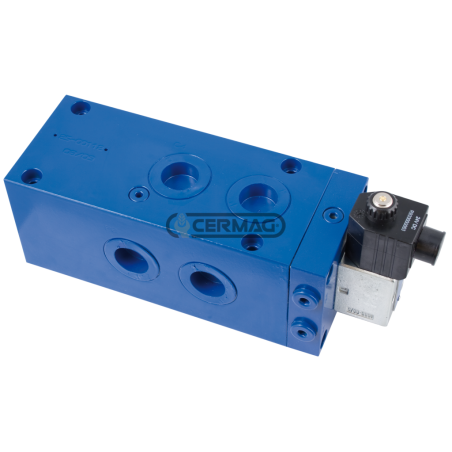 Selettore elettrico a 6 vie serie VS400 Attacco 1" Pilotato Gas Tensione 12 V COMPATIBILE - 81607 | NewgardenAgri.com