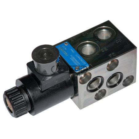 Selettore elettrico a 6 vie serie VS120/F flangiabile Attacco 1/4" Gas Tensione 12 V COMPATIBILE - 82136 | NewgardenAgri.com