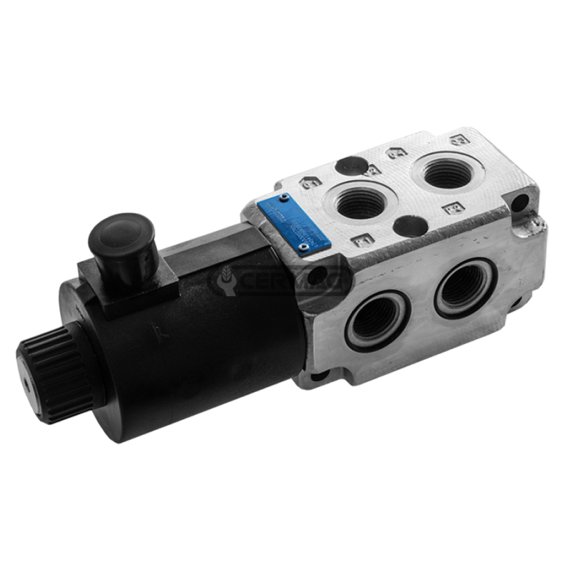 Selettore elettrico a 6 vie serie VS281/F flangiabile Attacco 1/2" Gas Tensione 12 V COMPATIBILE - 81512