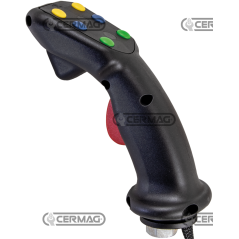 Palanca de control ergonómica de 6 botones con COMPATIBLE "HOMBRE MUERTO" - 83845 | NewgardenAgri.com