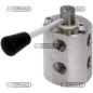 Desviador de caudal de acero de 6 vías Caudal 40 l/min COMPATIBLE - 83447 Desviador de caudal de acero de 6 vías Caudal 40 l/min COMPATIBLE - 83447