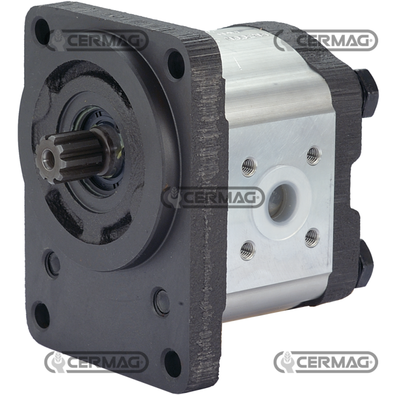 Gear pump GROUP 2 Displacement 16 cm³ Shaft 17x14 - Z.9 Right rotation COMPATIBLE - 83251 Gear pump GROUP 2 Displacement 16 cm³ Shaft 17x14 - Z.9 Right rotation COMPATIBLE - 83251