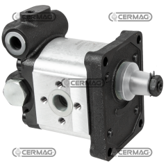 GROUP 2 gear pump with 1-way oil outlet regulator Displacement 11 cm³ COMPATIBLE - 80901 | NewgardenAgri.com