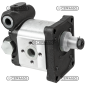 GROUP 2 gear pump with 1-way oil outlet regulator Displacement 11 cm³ COMPATIBLE - 80901 GROUP 2 gear pump with 1-way oil outlet regulator Displacement 11 cm³ COMPATIBLE - 80901