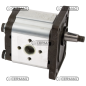 Frontpumpe für Doppelpumpe GRUPPE 2 Hubraum 22 cm³ Rechtslauf KOMPATIBEL - 83350 Frontpumpe für Doppelpumpe GRUPPE 2 Hubraum 22 cm³ Rechtslauf KOMPATIBEL - 83350