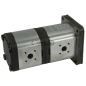 Double hydraulic pump for CNH Displacement 24+14 cm³ Left rotation COMPATIBLE - 84041