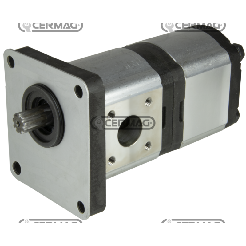 Doppelhydraulikpumpe für CNH Hubraum 20+11 cm³ Linkslauf KOMPATIBEL - 84042