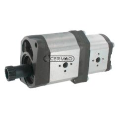 Doppelhydraulikpumpe für VALTRA Hubraum 25+11 cm³ KOMPATIBEL - V32863100C | NewgardenAgri.com