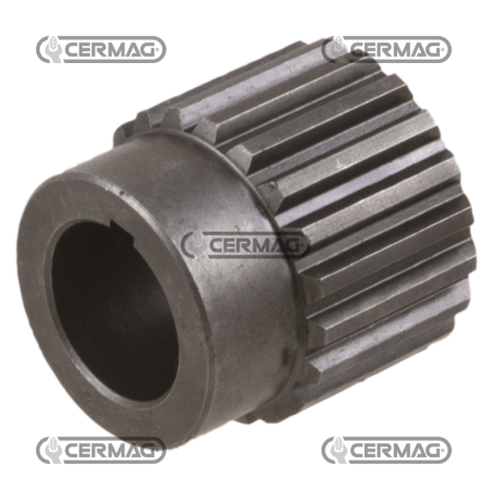 Boccola calettata per pompe GRUPPO 3 Profilo 40x36 mm Numero denti 20 COMPATIBILE - 81650 | NewgardenAgri.com