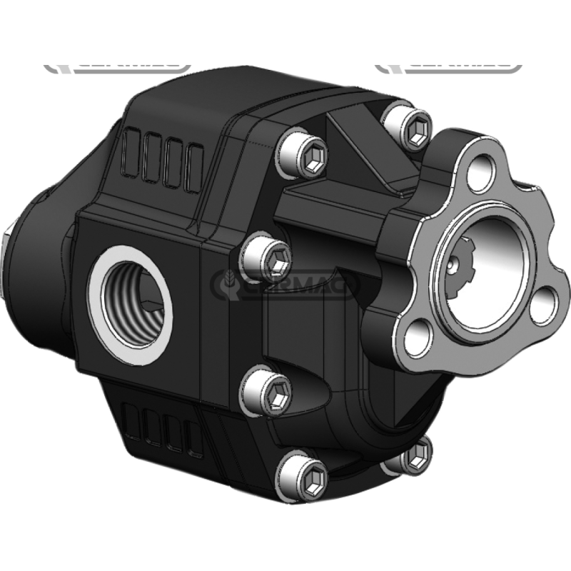 Two-way pump with splined shaft Maximum pressure 190 Bar COMPATIBLE - 83475