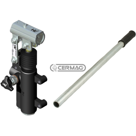 Pompa a mano a muro con leva e volantino di scarico Utilizzo Semplice effetto Cilindrata 20 cm³ COMPATIBILE - 83818 | Newgard...