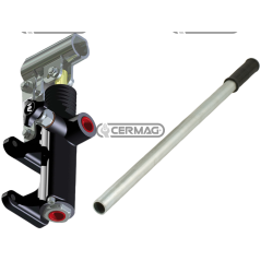 Wall hand pump with lever and drain handwheel Use Single acting Displacement 50 cm³ COMPATIBLE - 83819 | NewgardenAgri.com