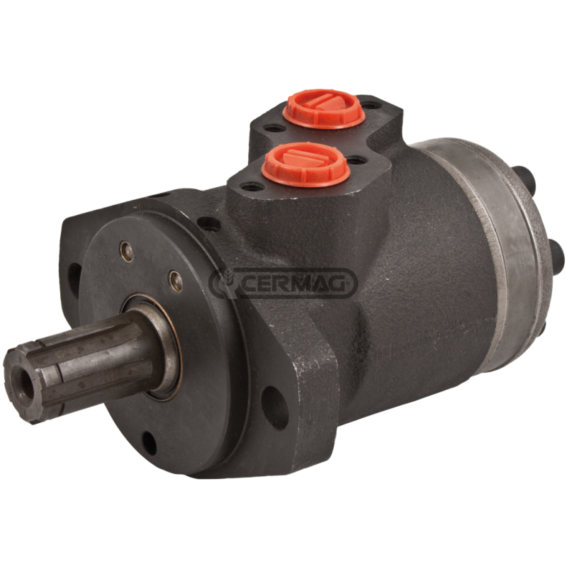 Motor orbital tipo DANFOSS OMP Eje estriado de 6 dientes - 1" SAE 6B Cilindrada 50 cc COMPATIBLE - 83564