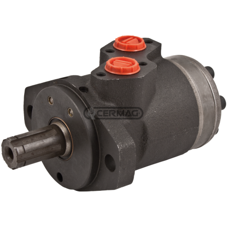 Motor orbital tipo DANFOSS OMP Eje estriado de 6 dientes - 1" SAE 6B Cilindrada 125 cc COMPATIBLE - 83460 | NewgardenAgri.com