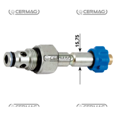 Válvula VEI bidireccional normalmente abierta 40 litros Conexión gas 3/8" COMPATIBLE - 83432 | NewgardenAgri.com