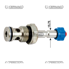 Válvula VEI bidireccional normalmente abierta 70 litros Conexión gas 1/2" COMPATIBLE - 83434 | NewgardenAgri.com