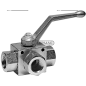 RUBINETTI A SFERA A 3 VIE, 1/2" COMPATIBILE - 81610