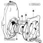 Flange with screws and gasket for GROUP 3 COMPATIBLE pumps - 81649