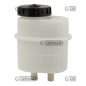 Oil tank for power steering with straight connections COMPATIBLE - 80956
