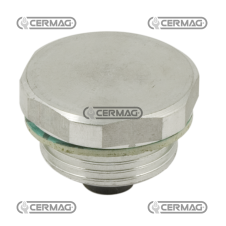 Tapón magnético metálico rosca gas H 3/4" COMPATIBLE - 81468 | NewgardenAgri.com