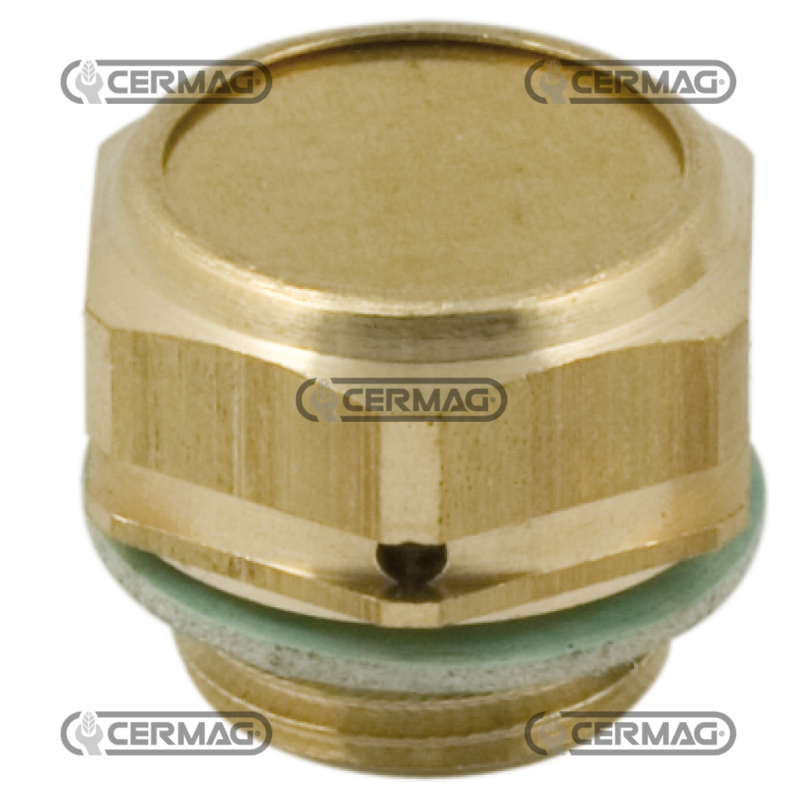 Tappo di sfiato metallico con filtro Filetto 1/4" Gas COMPATIBILE - 81272