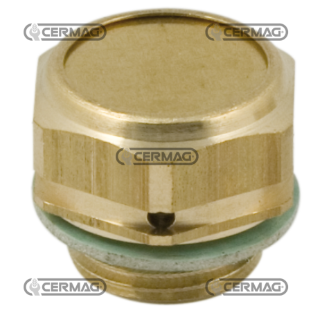 Tapón respiradero metálico con filtro Rosca 1/4" Gas COMPATIBLE - 81272 | NewgardenAgri.com
