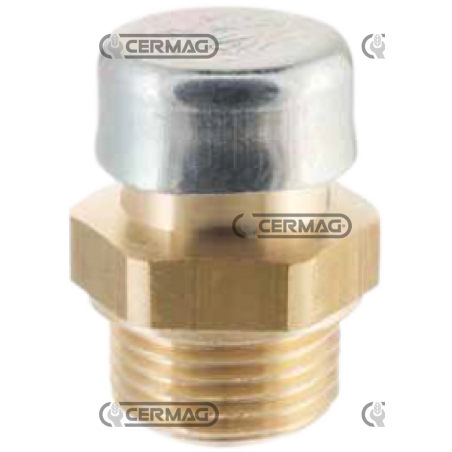 Entlüftungskappe aus Messing mit Labyrinth und Filter 1/2" Gasgewinde KOMPATIBEL - 84019 | NewgardenAgri.com