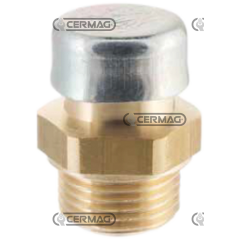 Tapón respiradero de latón con válvula Rosca 1/4" Gas COMPATIBLE - 84020 | NewgardenAgri.com