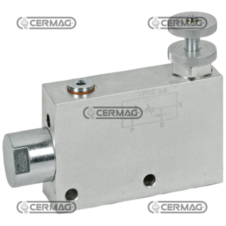 Válvula prioritaria con ajuste regulable Conexiones COMPATIBLES GAS 3/4" - 83596 | NewgardenAgri.com
