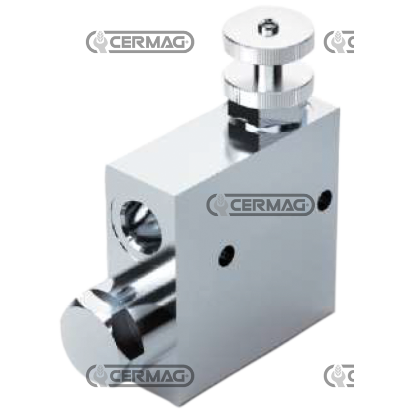 Regolatore di flusso prioritario a 3 vie Attacchi 3/4" Gas COMPATIBILE - 84173