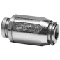 Vanne d'étranglement unidirectionnelle, réglable avec joint à bille Raccordements 1/4" COMPATIBLE GAZ - 80608