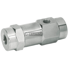 Valvola di blocco pilotata semplice effetto in linea Attacco 3/8" GAS COMPATIBILE - 83093 | NewgardenAgri.com
