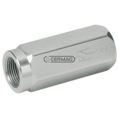 Valvola unidirezionale con tenuta a sfera - FEMMINA - FEMMINA Attacco 1/4" GAS COMPATIBILE - 80605 | NewgardenAgri.com