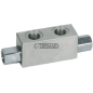 Doppeltwirkendes, vorgesteuertes Inline-Blockventil. Durchflussrate 30 l/min. Anschlüsse V1-V2-C1-C2 3/8" KOMPATIBLE GAS - 80613