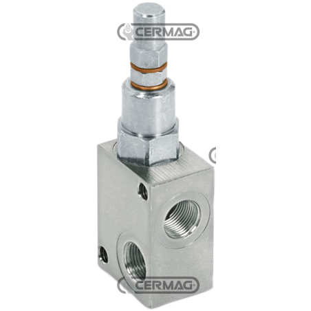 Válvula de alivio de presión directa Caudal 35 l/min Conexiones 3/8" COMPATIBLE CON GAS - 80718 | NewgardenAgri.com