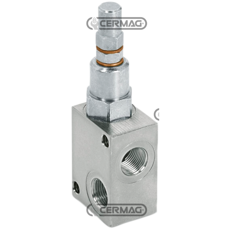 Direktdruckbegrenzungsventil Durchflussrate 80 l/min Anschlüsse 1/2" GAS KOMPATIBEL - 82215