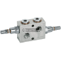 Doppelt gekreuztes Höchstdruckventil. Maximale Durchflussrate 45 l/min. 3/8" GAS-KOMPATIBLE Anschlüsse – 83382